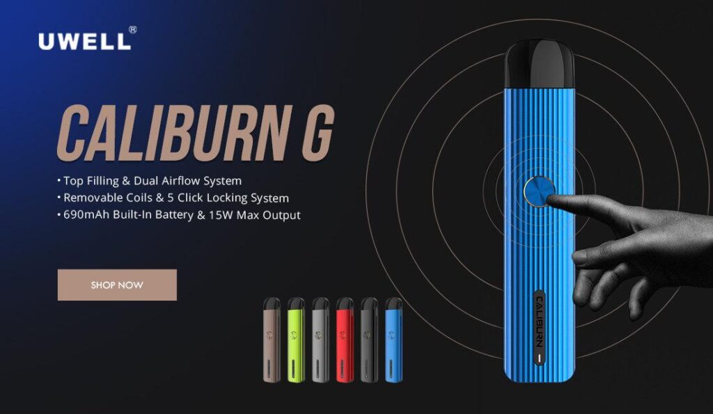 Caliburn G Pod System Kit | 690mAh 15W belong with you