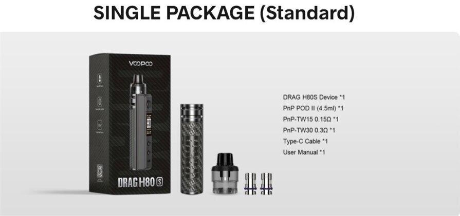 Drag H80S Pod Kit | 80W pack