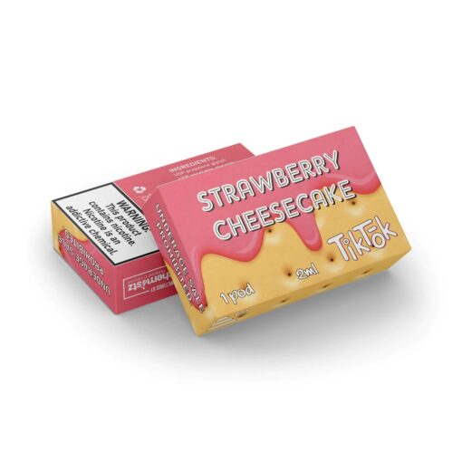 TIKTOK Strawberry Cheesecake