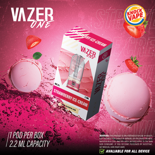 VAZER ONE หัวพอต - Strawberry Ice-cream
