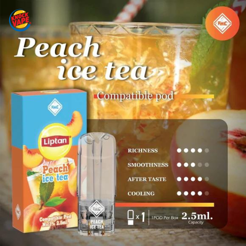 Peach ice tea ชาลิปตันพีช