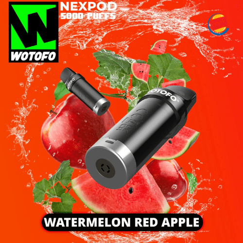NEXPOD WOTOFO 5000 PUFFS 30 MG Watermelon red apple