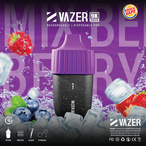 Vazer 9K 9000 Puffs - Mix Berry
