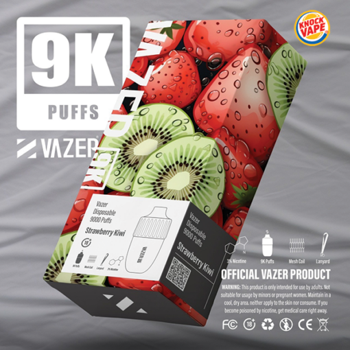 Vazer 9K 9000 Puffs - Strawberry Kiwi