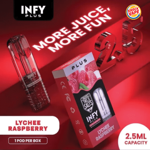 หัวพอต Infy plus 2.5 ml - Lychee Raspberry