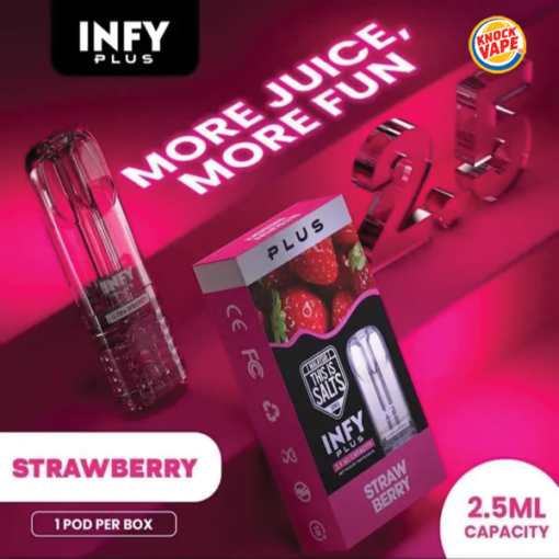 หัวพอต Infy plus 2.5 ml - Strawberry