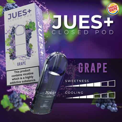 หัวพอต JUES Plus 2.5 ml - Grape