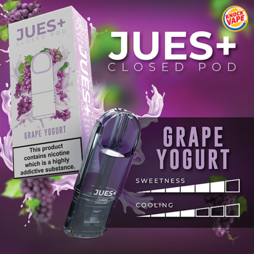 หัวพอต JUES Plus 2.5 ml - Grape Yogurt
