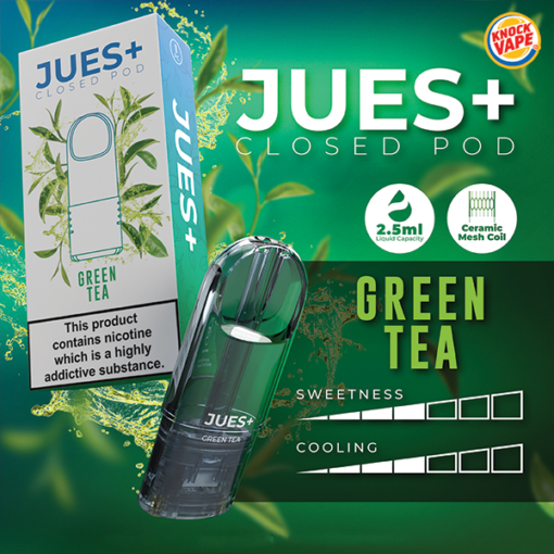 หัวพอต JUES Plus 2.5 ml - Green Tea