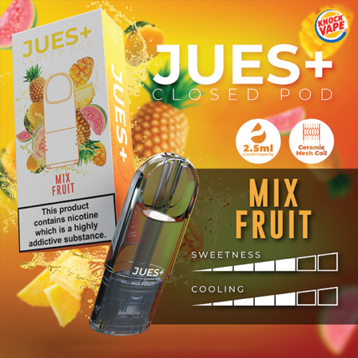 หัวพอต JUES Plus 2.5 ml - Mix Fruit