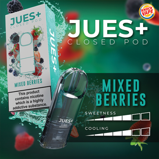หัวพอต JUES Plus 2.5 ml - Mixed Berries
