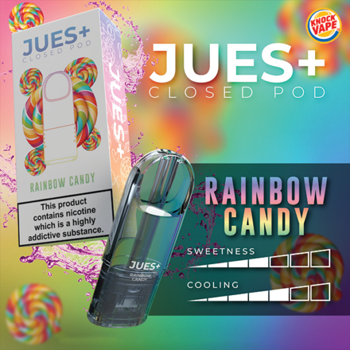 หัวพอต JUES Plus 2.5 ml - Rainbow candy