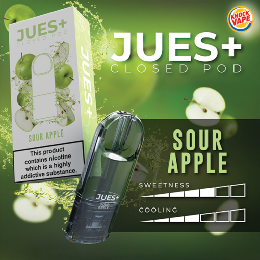 หัวพอต JUES Plus 2.5 ml - Sour Apple