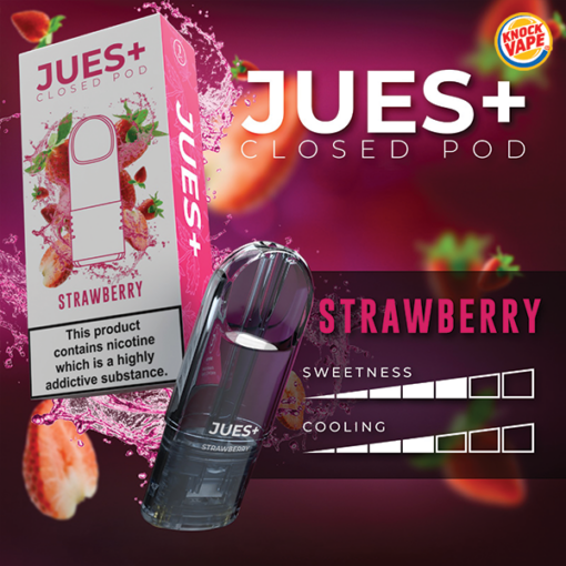 หัวพอต JUES Plus 2.5 ml - Strawberry