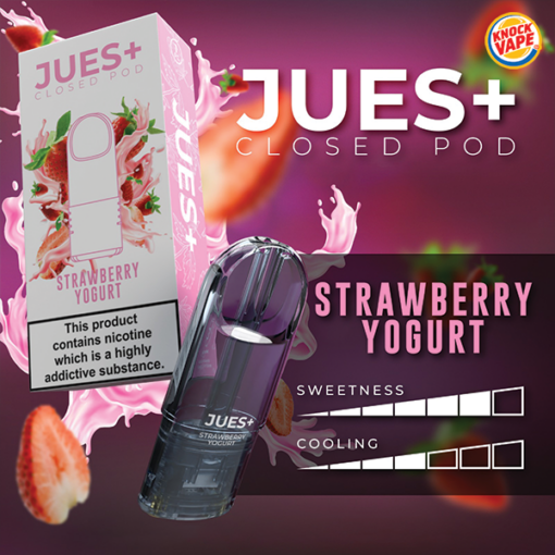หัวพอต JUES Plus 2.5 ml - Strawberry Yogurt