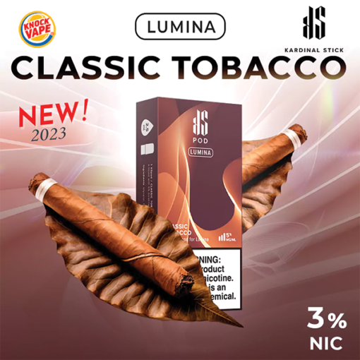 หัวพอต KS LUMINA 2.5 ml - Classic Tobacco