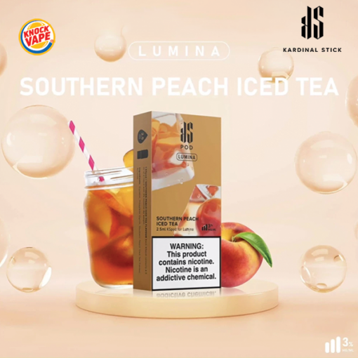 หัวพอต KS LUMINA 2.5 ml - Southern Peach Iced Tea
